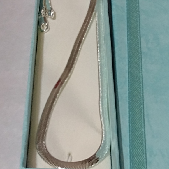 .925 Flat Sterling Silver Chain 20" - Picture 9 of 14